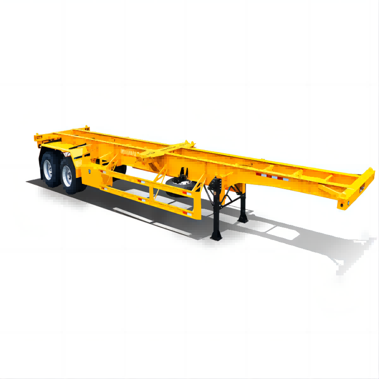 Factory Wholesale container semi trailer skeletal chassis 40 foot skeleton with low price