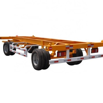 Truck trailer use 2 axle container trailer chassis for sale