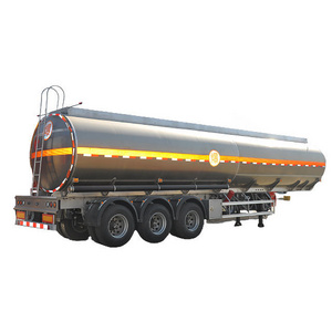 3 Axle 45000 Liters Fuel Transport Petrol Tanker Semi New Oil Tank Truck Trailer Storage Trailer With Low Price