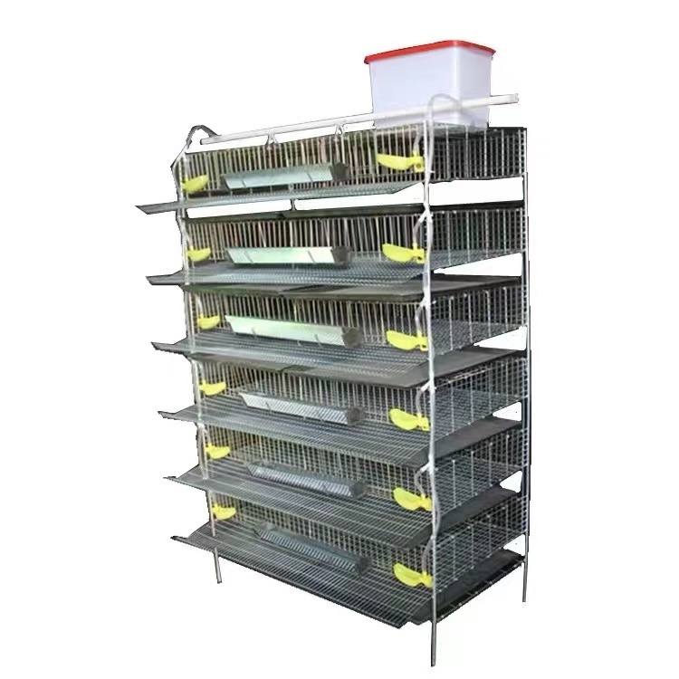 Coarse encryption vertical type spot supply quail cage wholesale processing