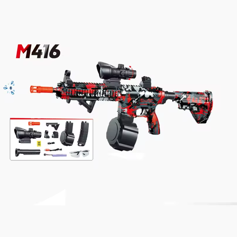 JM Jinming M416 electric gel blaster ball water toy gun TikTok same style support color customization