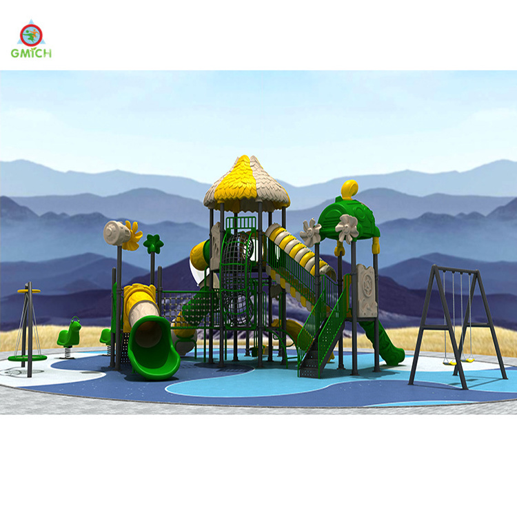 outdoor park kids slide playground commercial equipment amusement park supplies slide set playground