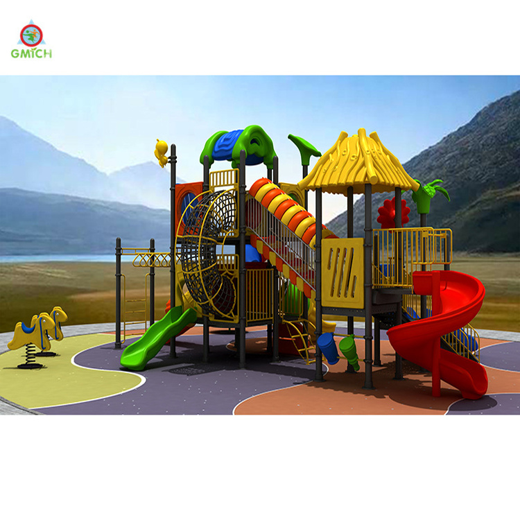 outdoor park kids slide playground commercial equipment amusement park supplies slide set playground