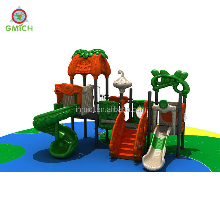 kindergarten outdoor play equipment kids playground commercial outdoor playground equipment slide with swing set for sale