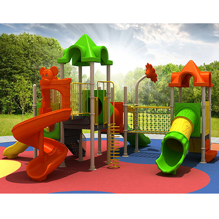 Kids Outdoor Plastic Commercial Playground Backyard Slide Kids Playground Amusement Park Playground Equipment