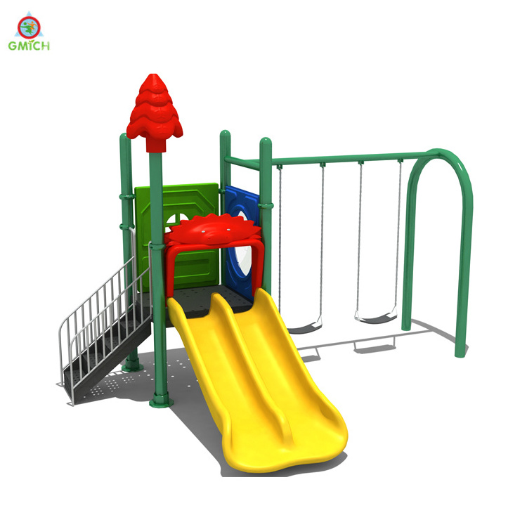 hot sale playground slide with swing set kids outdoor play equipment