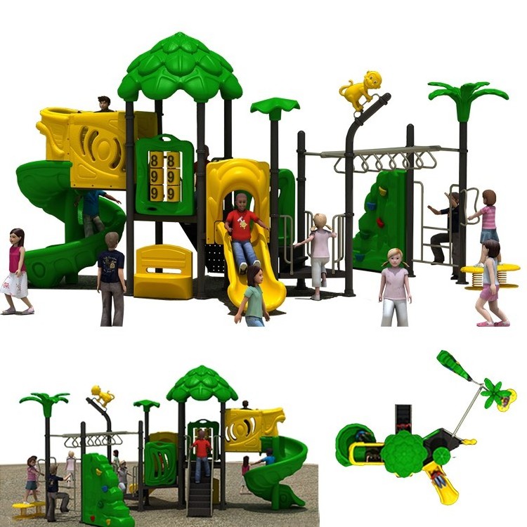 Hot sale outdoor play equipment park and slide  for kids