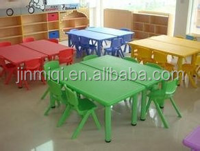 Plastic table plastic chair kindergarten furniture for preschool kid furniture