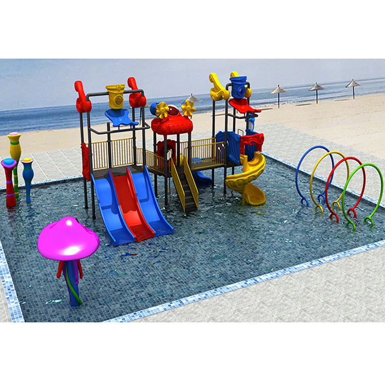 JINMIQI factory water playground equipment outdoor waterpark equipment fiberglass and plastic water slides for kid