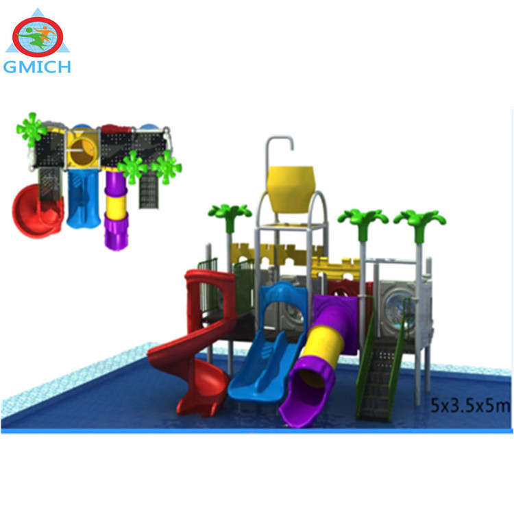 JMQ-18173B Sea side water slides used for swimming pools water game park