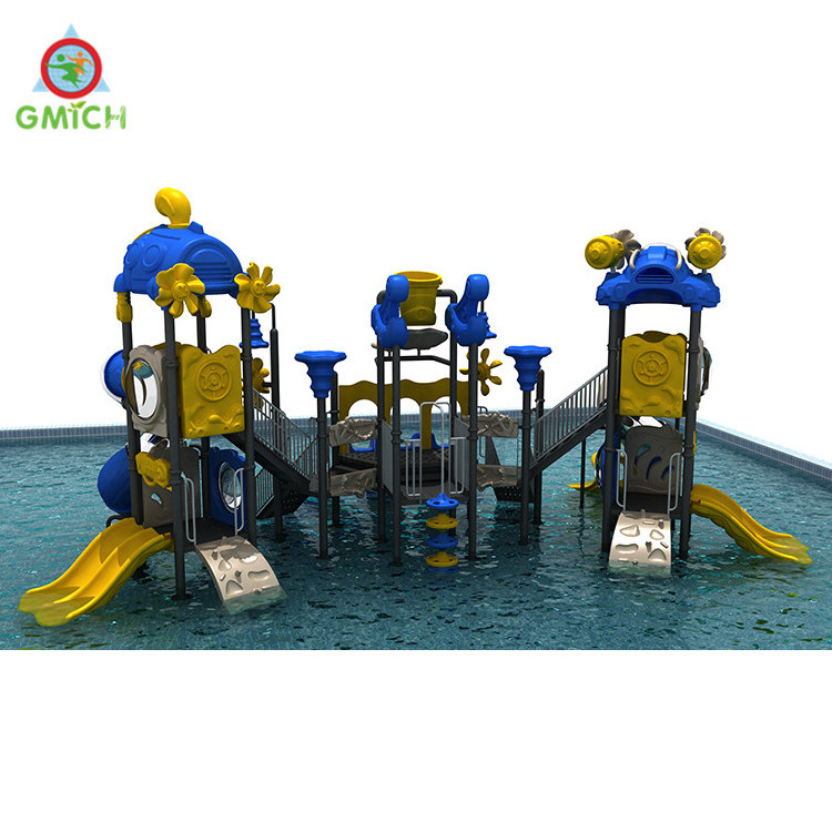 Commercial aqua park water play equipment slide kids water playground outdoor pool water slide