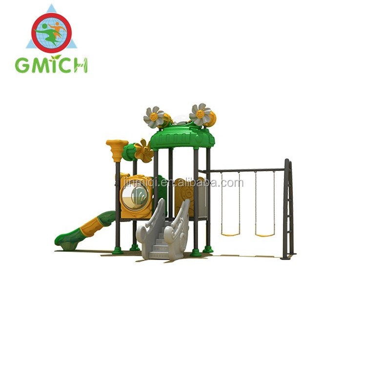 High quality popular children outdoor playground plastic slide playground equipment