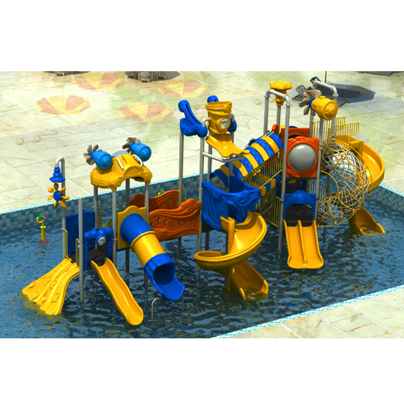 Water slide fiberglass pool slide children pool JMQ-H025 water park slide for sale