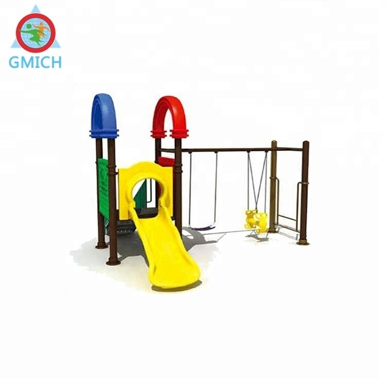 High quality popular children outdoor playground plastic slide playground equipment