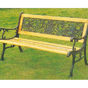 JMQ-G247I Hot Sale wrought iron metal garden benches wooden garden benches outdoor bench seat for sale