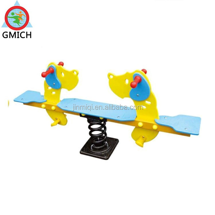 Wonderful seesaw design for kids outdoor green recreation seesaw