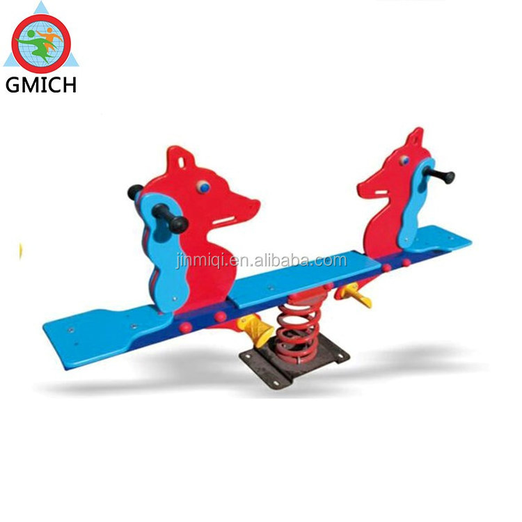 Wonderful seesaw design for kids outdoor green recreation seesaw