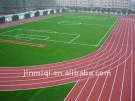 High quality artificial grass flooring with underlay shock pad flooring carpet grass for sell