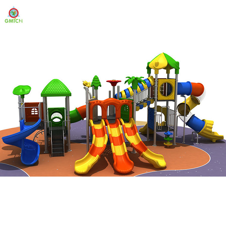 Outdoor Kindergarten Children Games Play Commercial Playground Equipment Slides Kids Amusement Park Playground Equipment