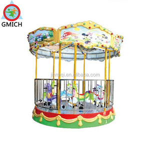 Kids carousel ride plastic merry go round kids amusement rides