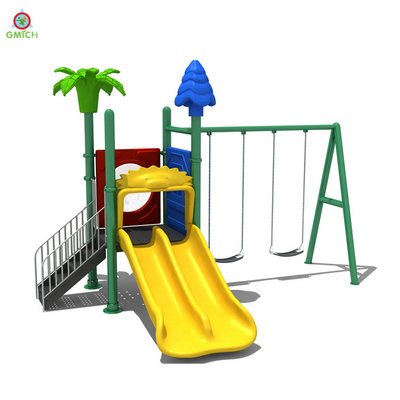 hot sale playground slide with swing set kids outdoor play equipment