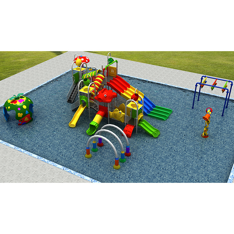 JINMIQI factory water playground equipment outdoor waterpark equipment fiberglass and plastic water slides for kid