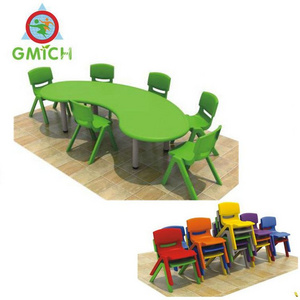 Plastic table plastic chair kindergarten furniture for preschool kid furniture