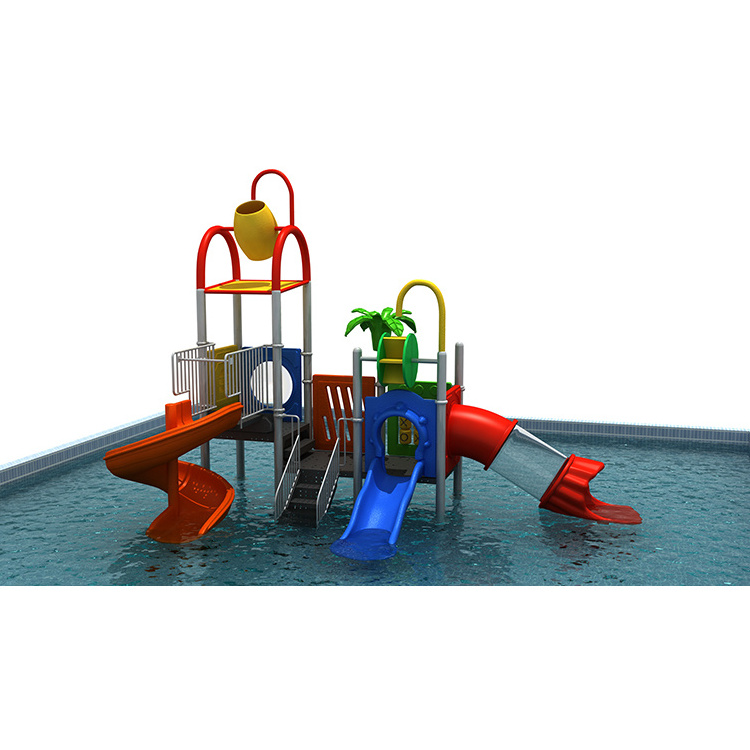 China jinmiqi manufacturer good quality water amusement park kids swimming pool water play equipment plastic water slide