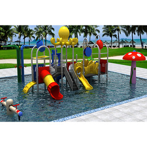 China jinmiqi manufacturer good quality water amusement park kids swimming pool water play equipment plastic water slide