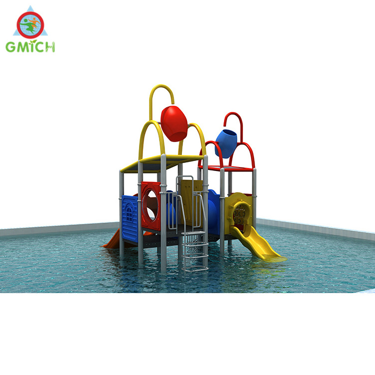 Custom Commercial Outdoor Amusement Park /Mini Water Playground Equipment Aqua Fun Park Water Park Pool Slide For Sale