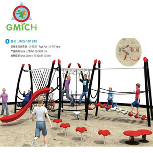 jinmiqi factory GMICH brand exercise youth safe sport play equipment Rope climbing net kids outdoor playground