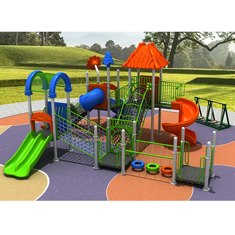 Kids Outdoor Plastic Commercial Playground Backyard Slide Kids Playground Amusement Park Playground Equipment