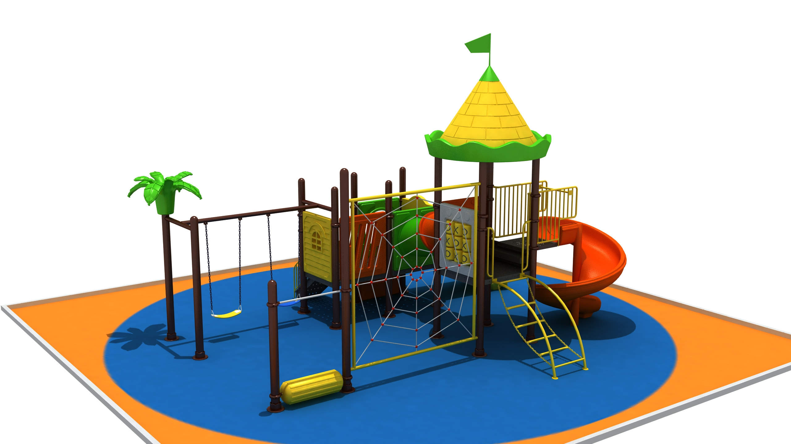 Low price kids playground plastic equipments amusement park commercial entertainment outdoor playground slide