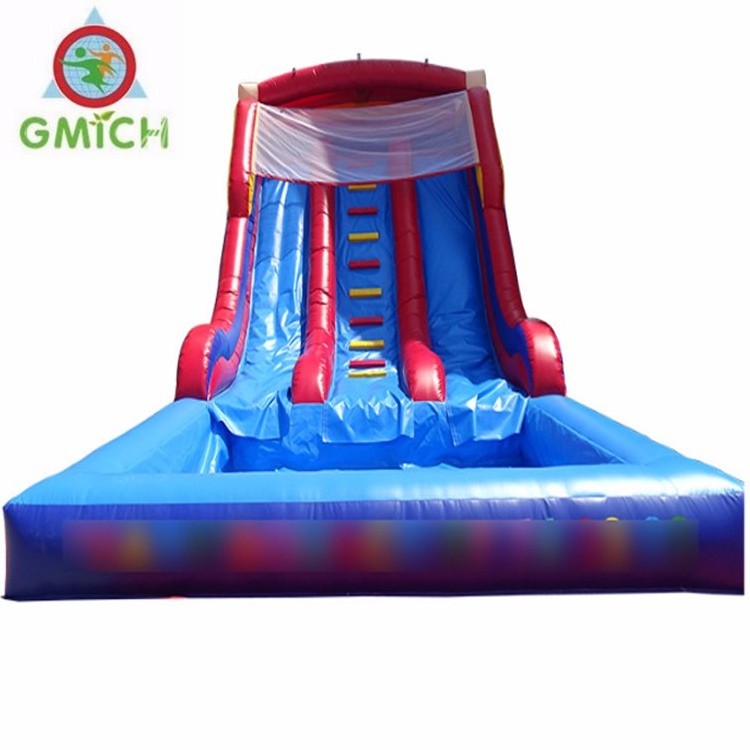 Kids inflatable amusement park PVC air jumping castle kids slide bouncy castle