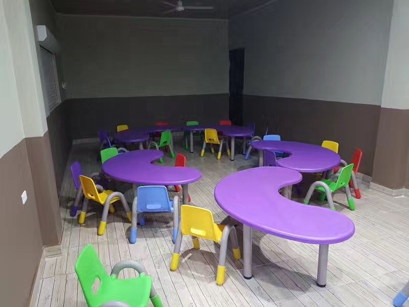 Plastic table plastic chair kindergarten furniture for preschool kid furniture