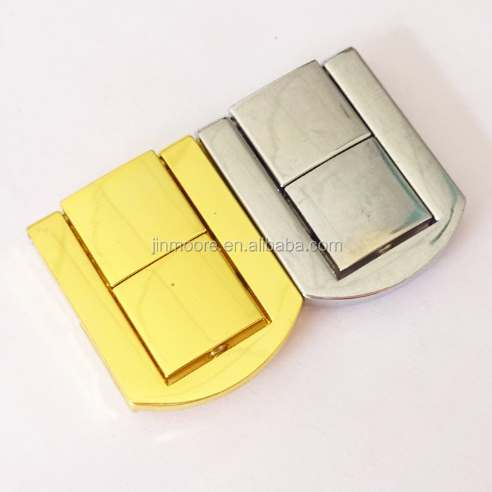 Factory Custom Online Shopping Metal Buckle Tin Trunk Latch Hook Lock For Gift Box