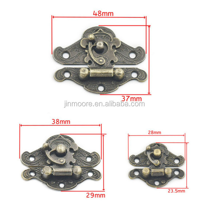 HBL16 Stock Box Latch Lock For Wooden Box With Butterfly Shape