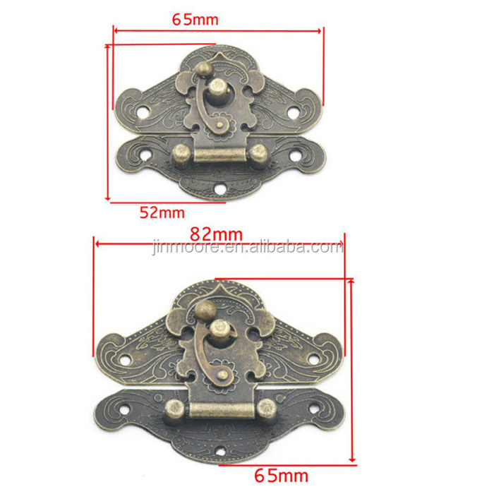 HBL16 Stock Box Latch Lock For Wooden Box With Butterfly Shape