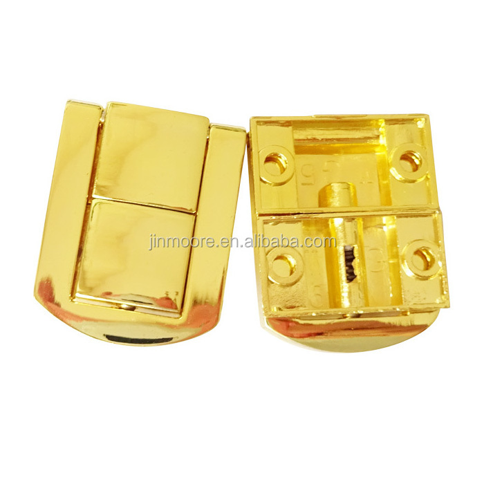 Low MOQ Online Wholesale Gold Plated Wooden Box Lock Latch With High Quality