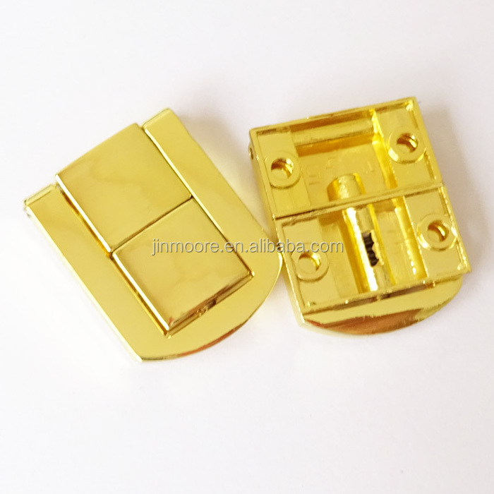 Low MOQ Online Wholesale Gold Plated Wooden Box Lock Latch With High Quality