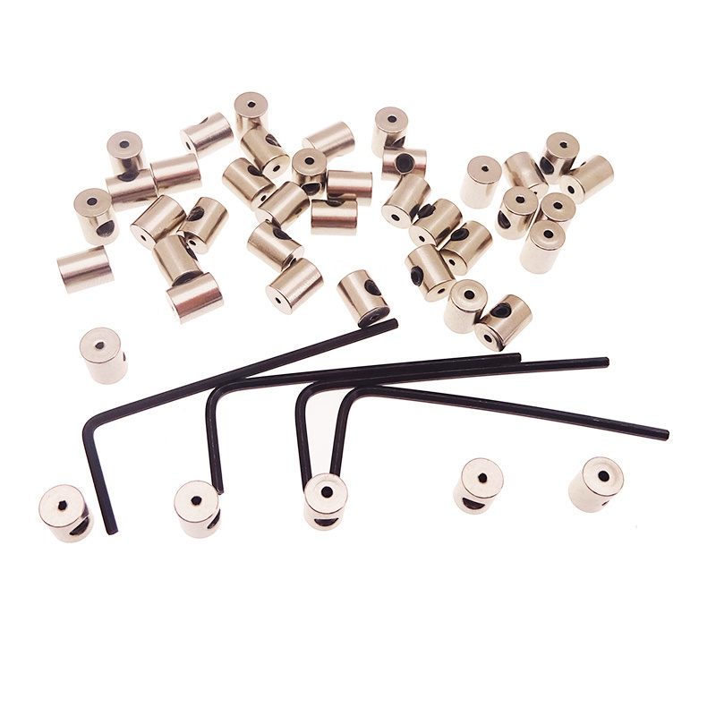 Wholesale Silver Color 42 PCS Locking Pin Backs Keepers Lapel Clutch Clasp Fastener With 4 PCS Wrenches