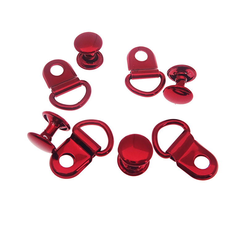 Wholesale Metal Red Boot Lace Hooks Fitting Eyelets Repair Buckle Shoelace D Ring