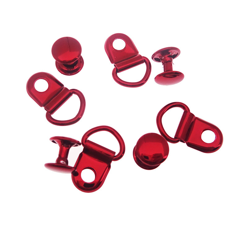 Wholesale Metal Red Boot Lace Hooks Fitting Eyelets Repair Buckle Shoelace D Ring