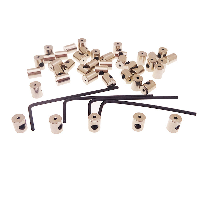 Wholesale Silver Color 42 PCS Locking Pin Backs Keepers Lapel Clutch Clasp Fastener With 4 PCS Wrenches