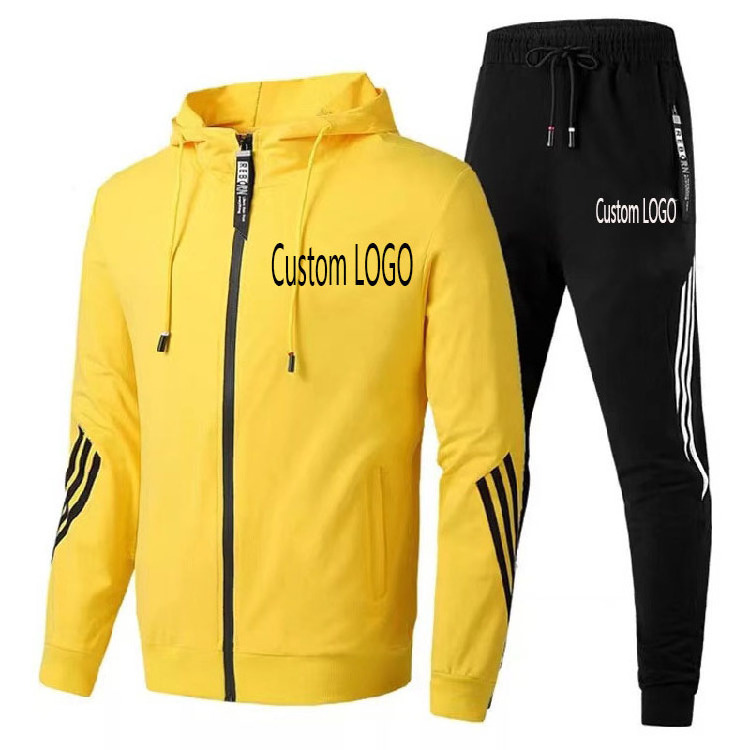 Men's Nylon Polyester Cotton Jogging Suit Men's Customized Tops 3x Winter Sportswear sports track suit for men