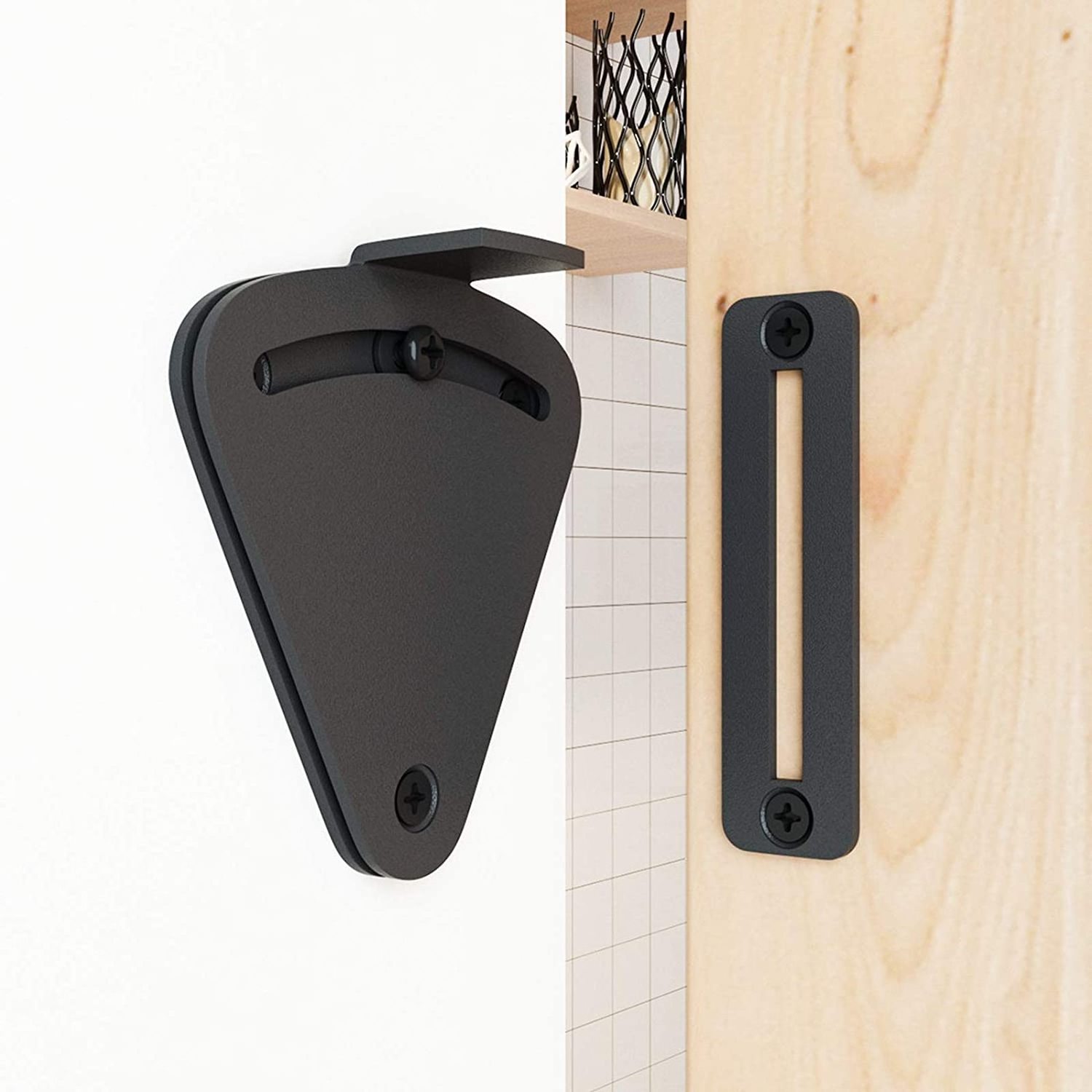 Barn Door Lock Small Size Sliding Door Tear Drop Latch