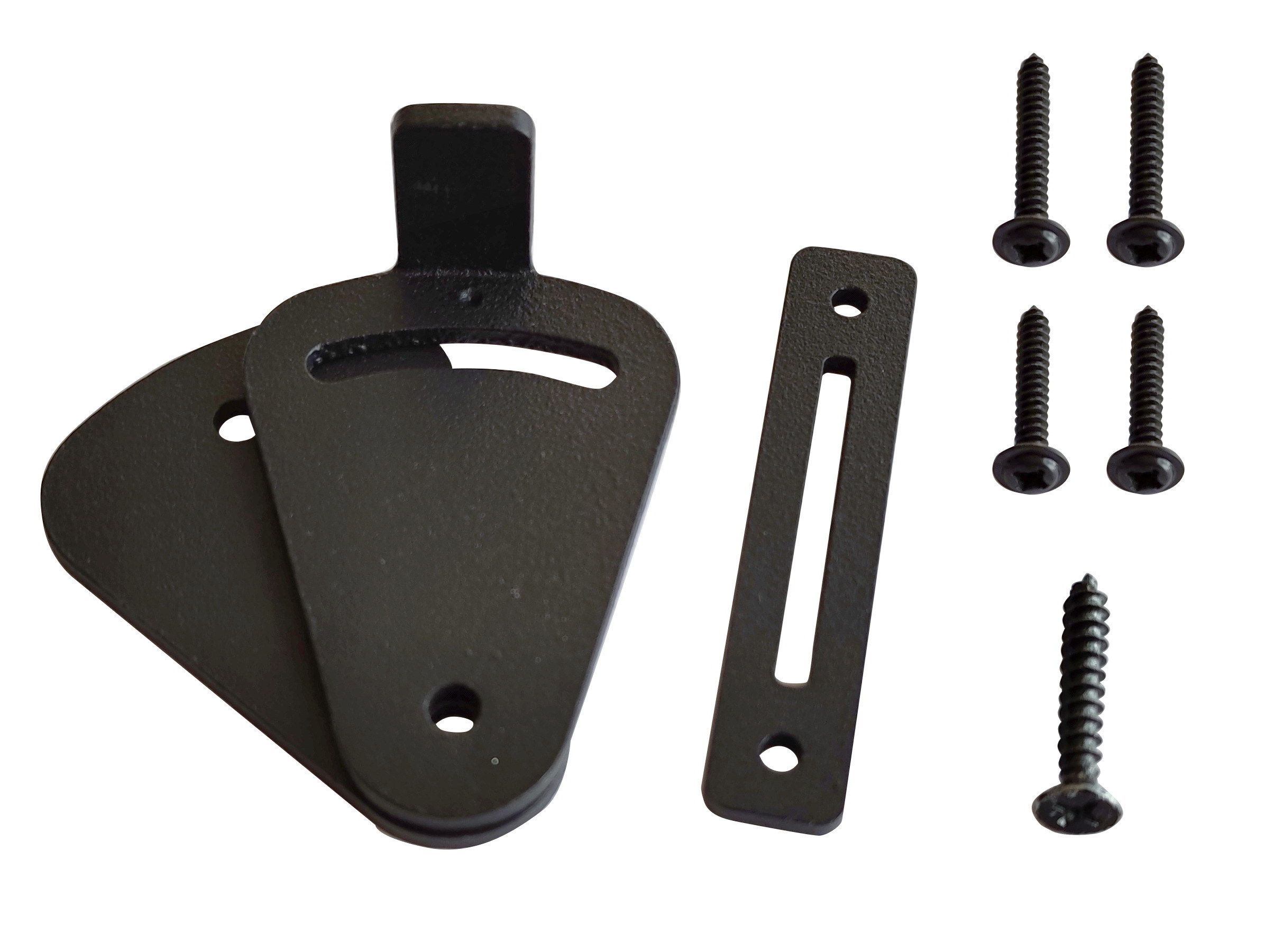 Black Sliding Barn Door Latch Wood Gates Latch Lock for Pocket Doors Garage and Shed Wood Glass Gates