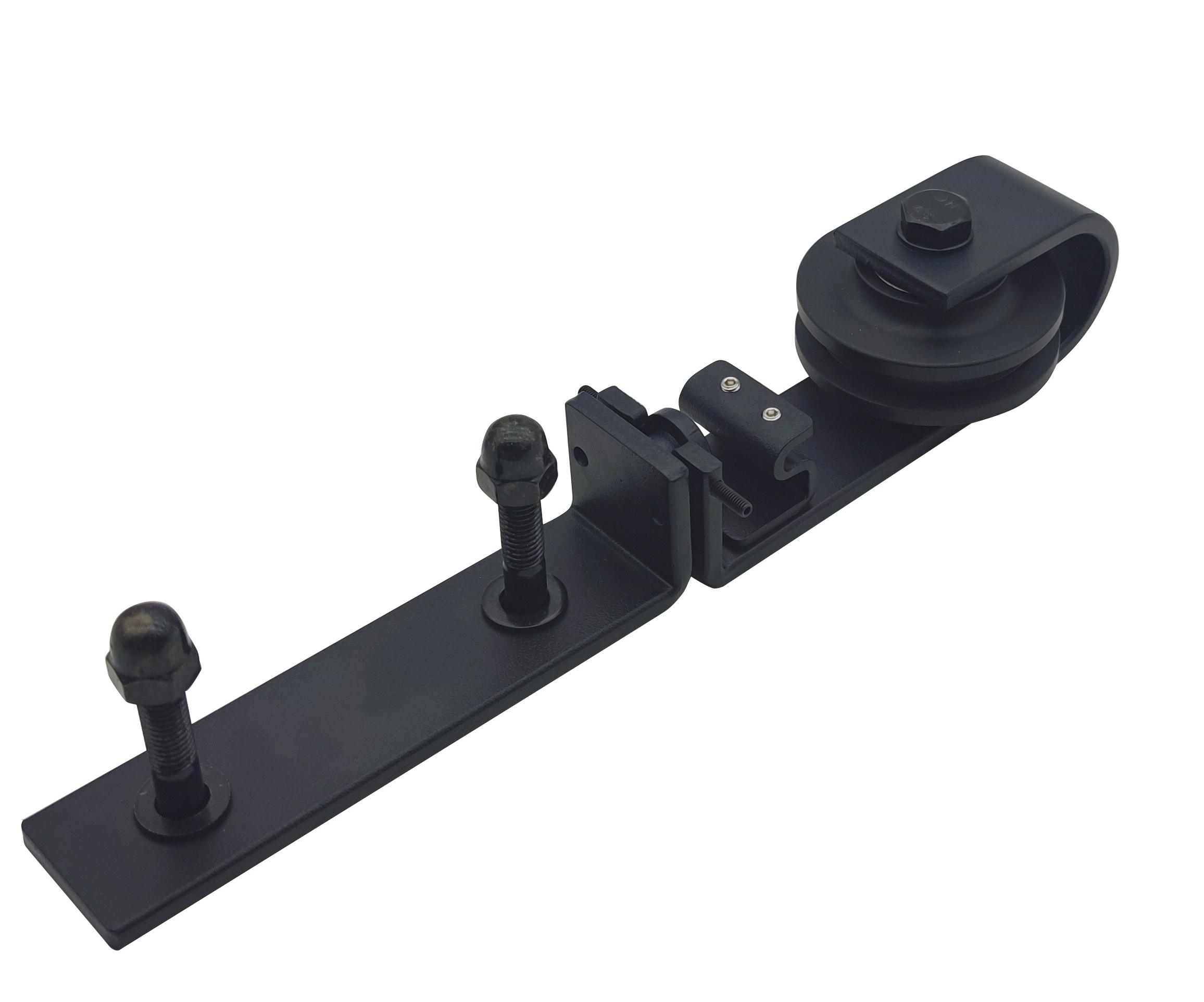 Black Sliding Teardrop Sliding Door Latch & Lock