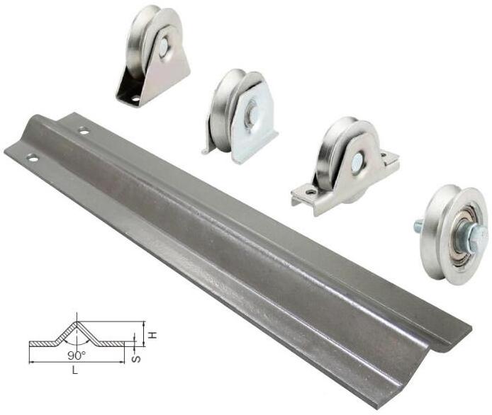 Bolt Down 20mm Round Sliding Gate Track R10