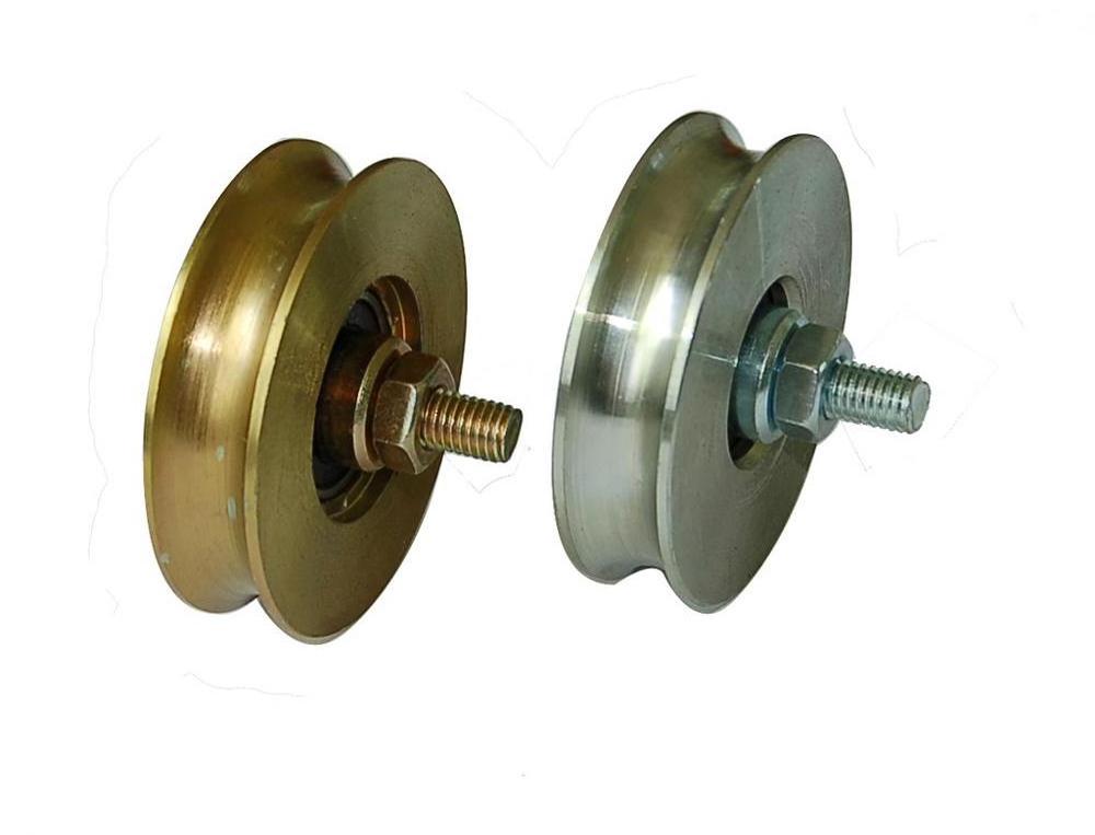 Rolling Gate Wheel With Bolt Single Bearing U Groove